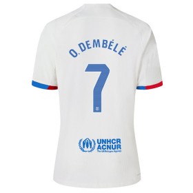 Camisolas FC Barcelona O. Dembele 7 Criança 2º Equipamento Alternativa 2023-24 Manga Curta